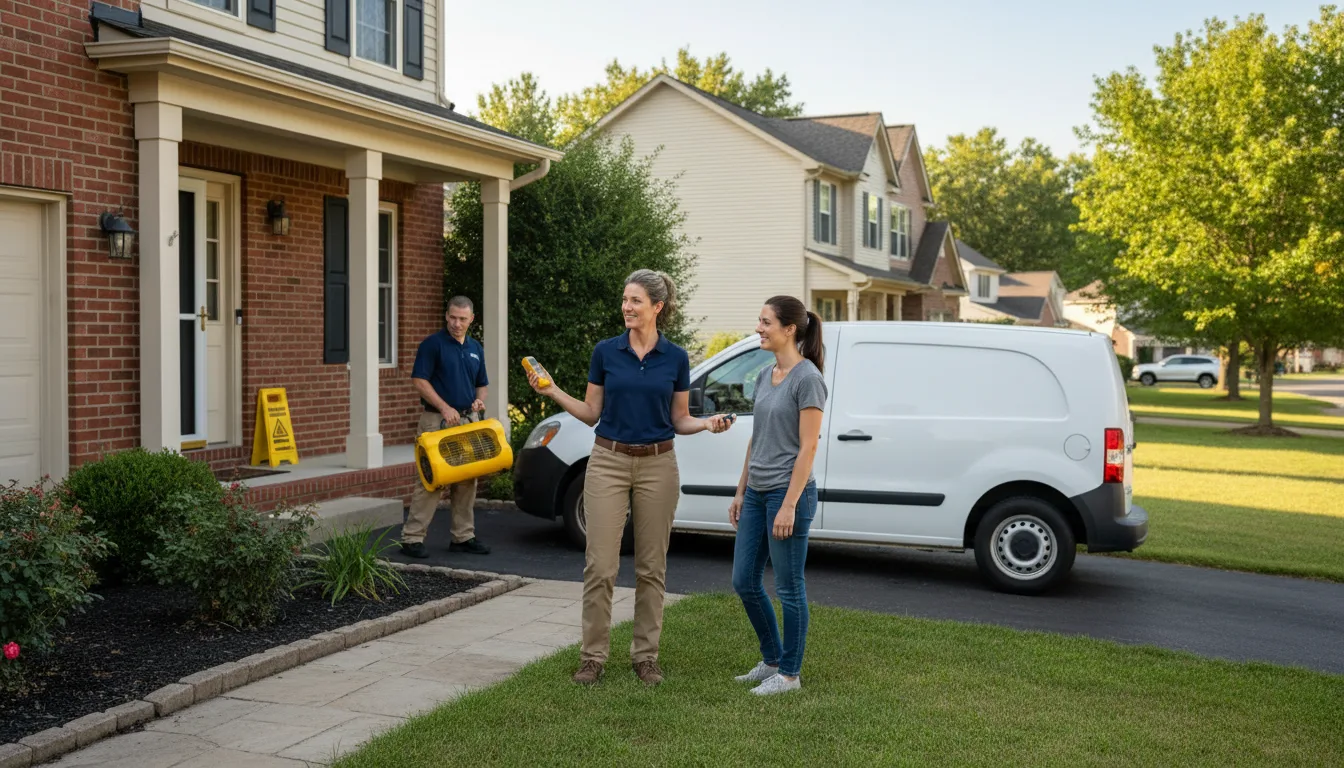 Residential water damage restoration in Parshall, CO